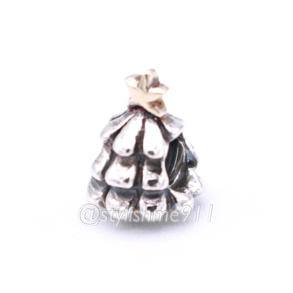Authentic PANDORA Christmas Tree Charm 14K Gold - Picture 8 of 10
